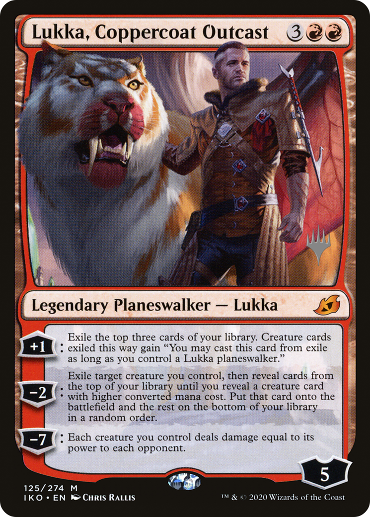 Lukka, Coppercoat Outcast (PPIKO-125) - Ikoria: Lair of Behemoths Promos