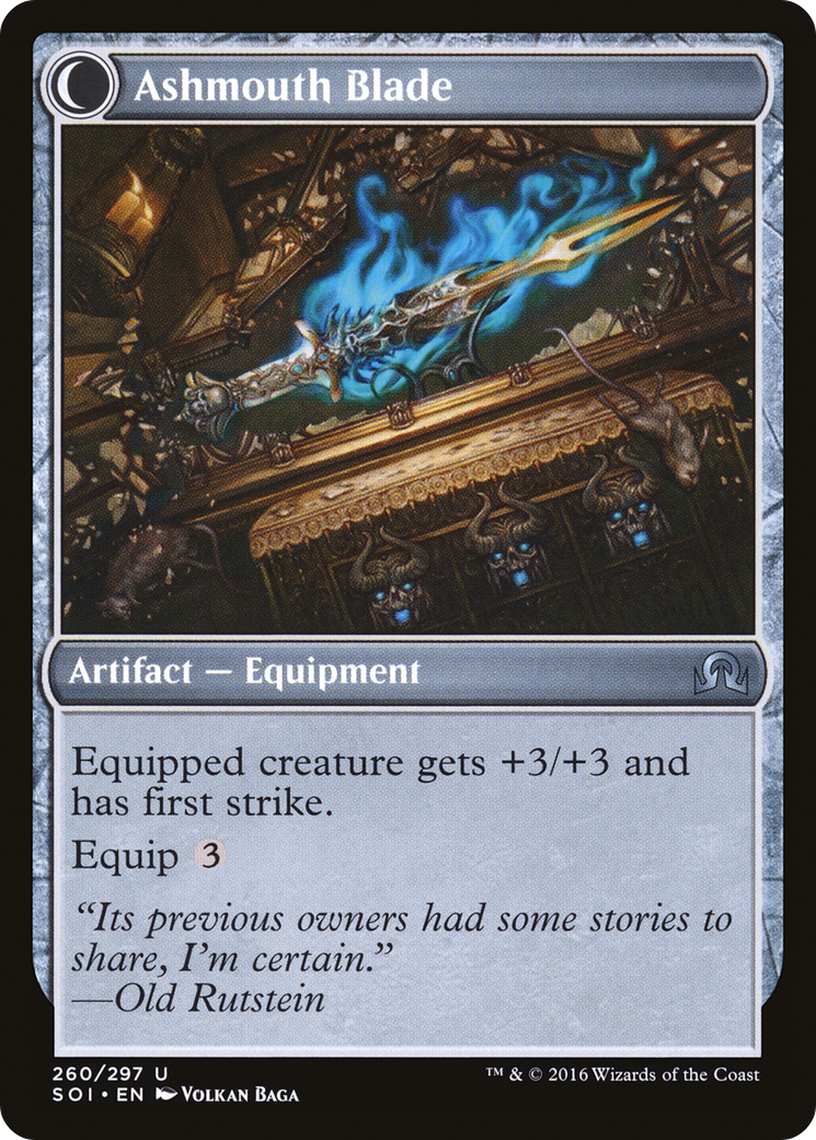 Neglected Heirloom // Ashmouth Blade (SOI-260) - Shadows over Innistrad: (Double Faced Transform)