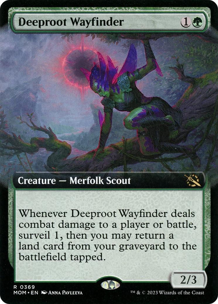 Deeproot Wayfinder (MOM-369) - March of the Machine: (Extended Art)