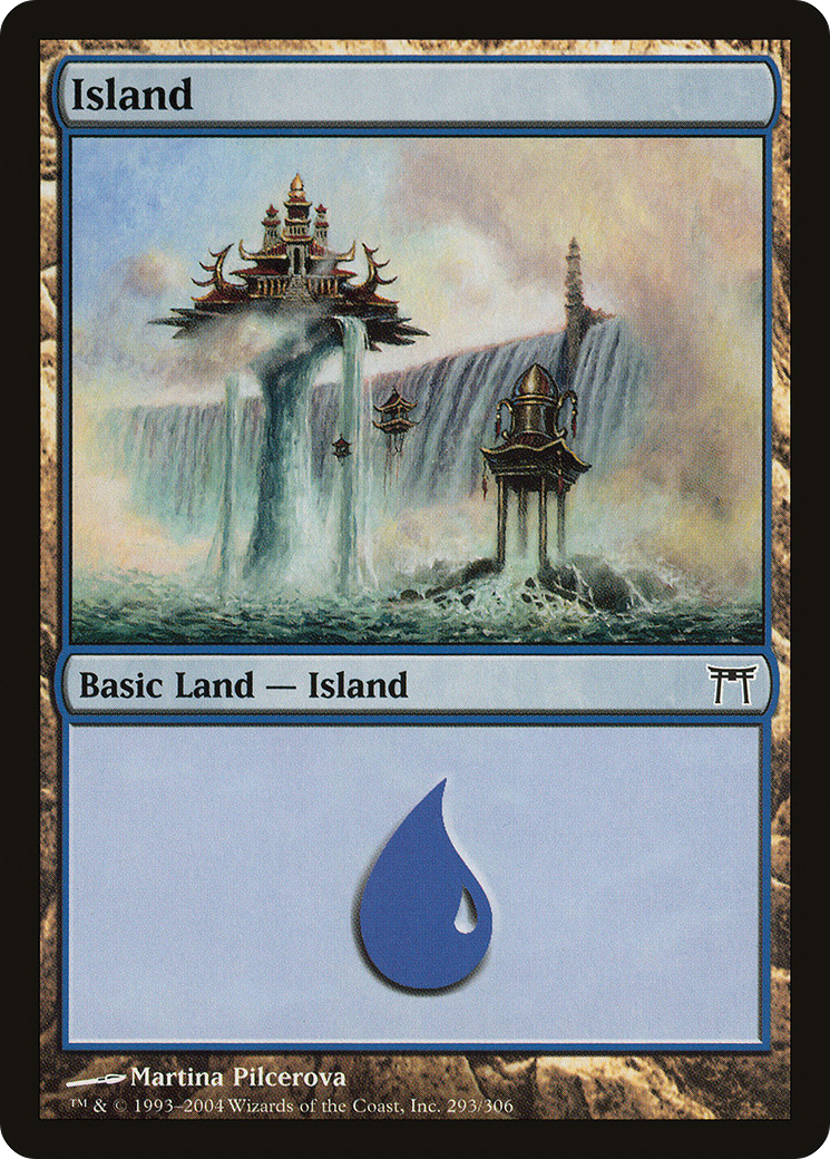 Island (CHK-293) - Champions of Kamigawa