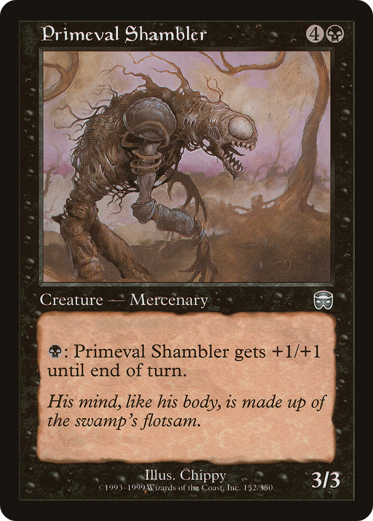 Primeval Shambler (MMQ-152) - Mercadian Masques Foil