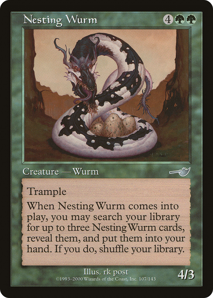 Nesting Wurm (NMS-107) - Nemesis Foil