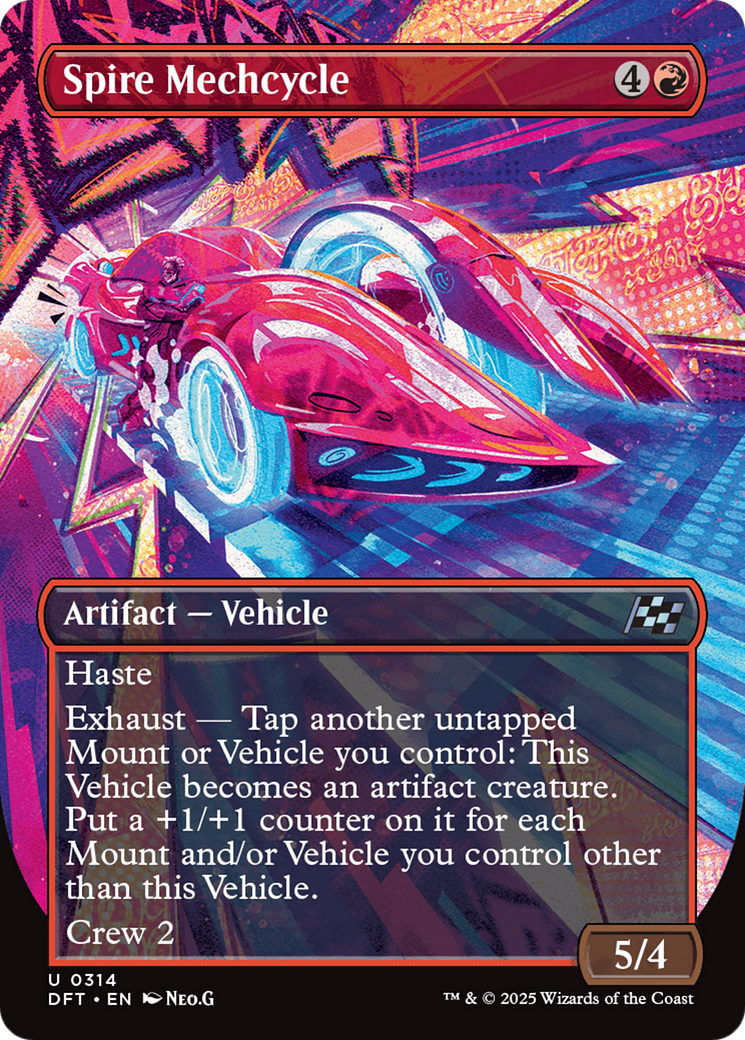 Spire Mechcycle (DFT-314) - Aetherdrift (Borderless)