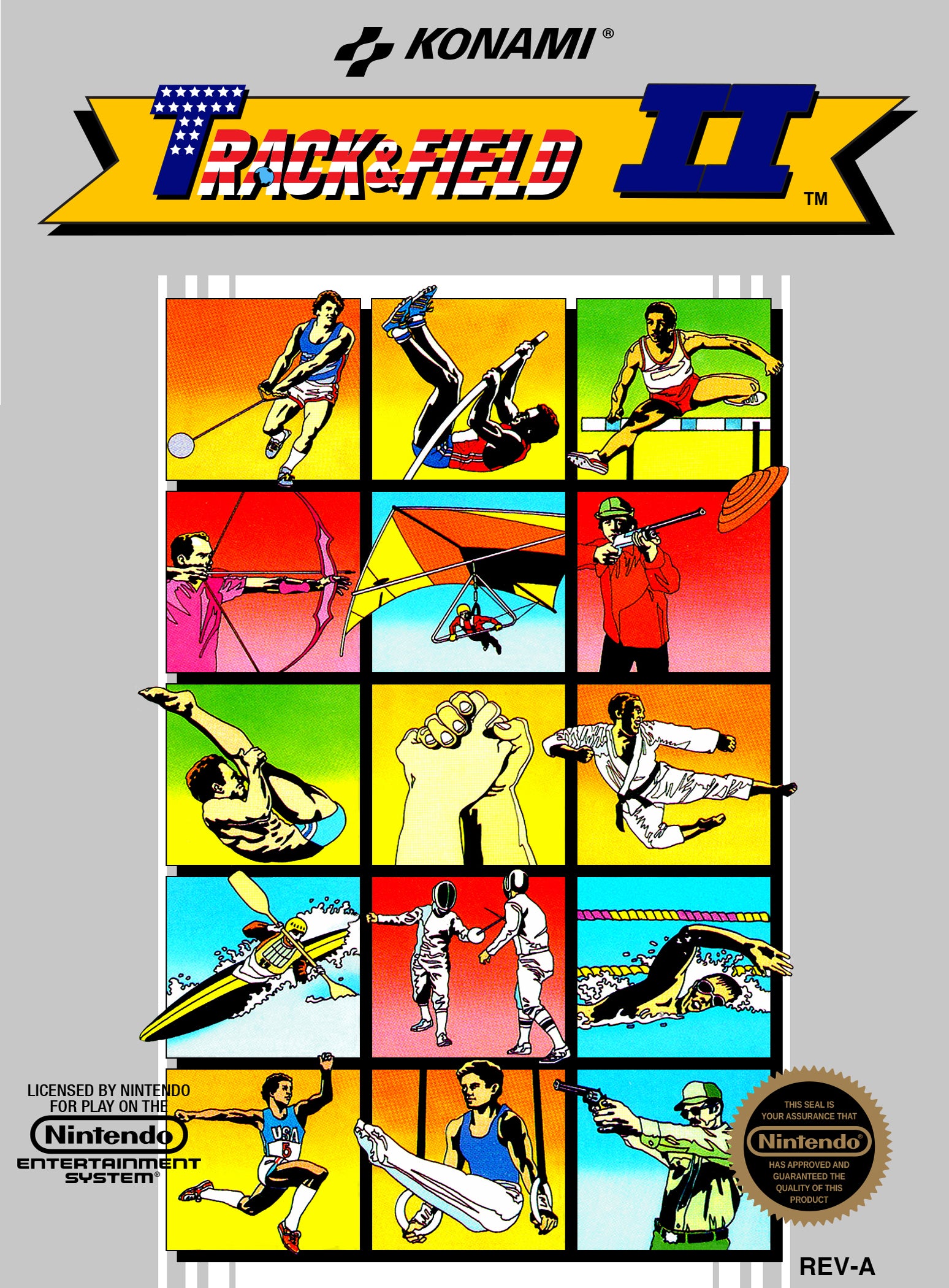 Track & Field II - Nintendo (NES)