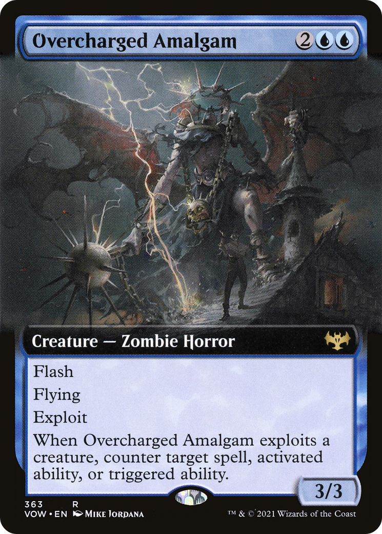 Overcharged Amalgam (VOW-363) - Innistrad: Crimson Vow: (Extended Art) Foil