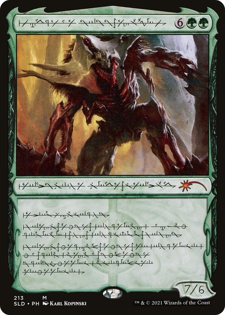 Vorinclex, Voice of Hunger (Phyrexian) (SLD-213) - Secret Lair Drop