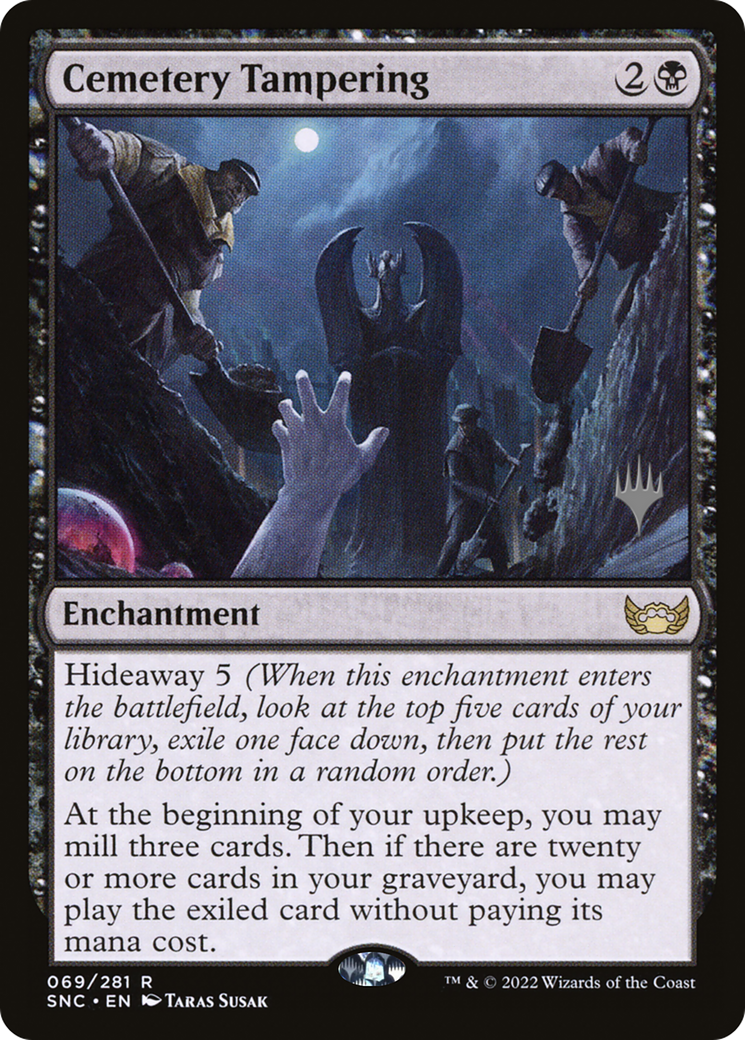 Cemetery Tampering (PPSNC-69P) - Streets of New Capenna Promos Foil