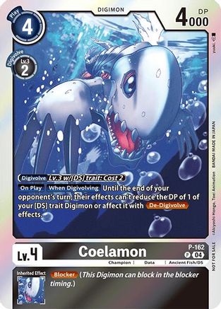 Coelamon (-Chain of Liberation- Upgrade Pack (P-162) - Digimon Promotion Cards Foil