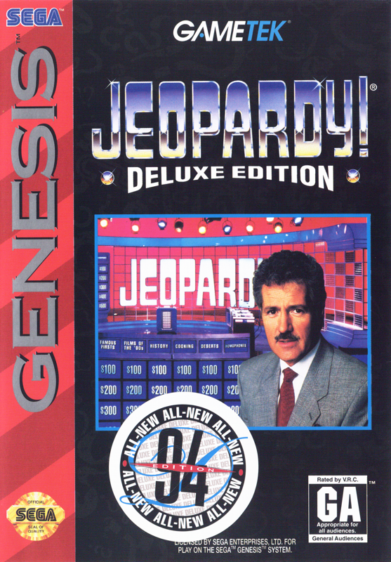 Jeopardy! Deluxe Edition - Sega Genesis