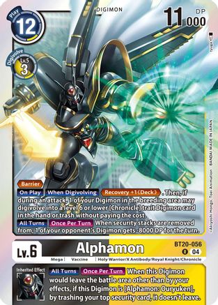 Alphamon (BT20-056) - Release Special Booster 2.5 Foil