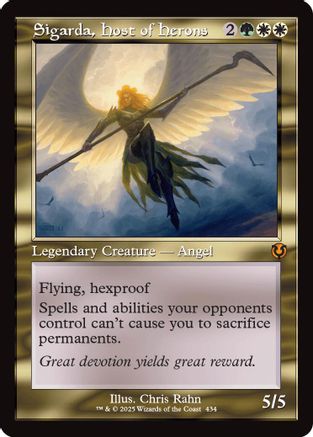 Sigarda, Host of Herons (Retro Frame) (INR-434) - Innistrad Remastered