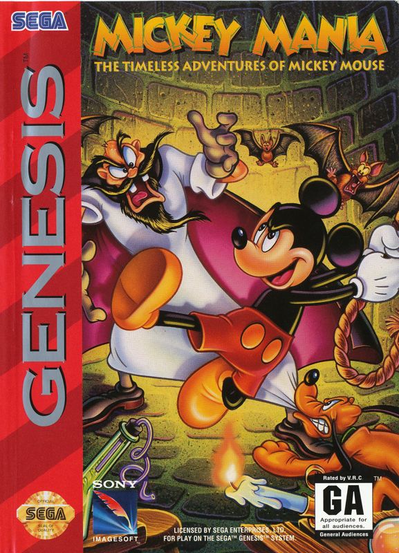 Mickey Mania: The Timeless Adventures of Mickey Mouse - Sega Genesis