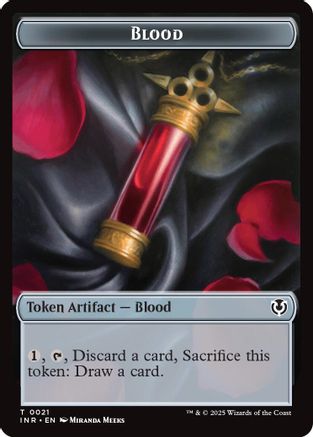 Blood // Clue Double-Sided Token (INR-21 // 22) - Innistrad Remastered
