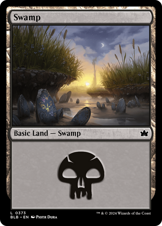 Swamp (BLB-373) - Bloomburrow Foil