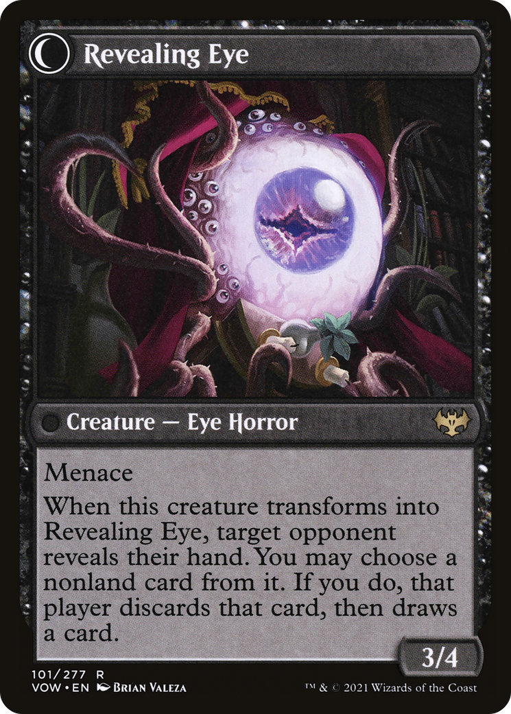 Concealing Curtains // Revealing Eye (VOW-101) - Innistrad: Crimson Vow: (Double Faced Transform)