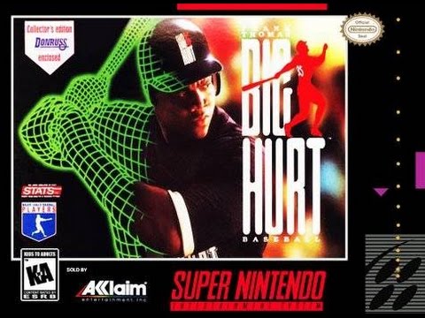 Frank Thomas Big Hurt Baseball - Super Nintendo (SNES)