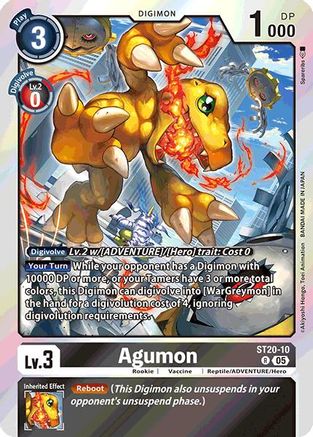 Agumon (ST20-10) - Starter Deck 20: Protector of Light Foil