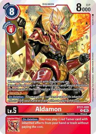 Aldamon (BT21-020) - World Convergence Foil