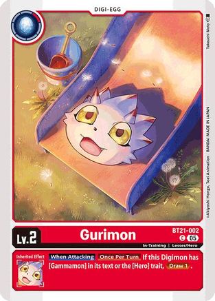 Gurimon (BT21-002) - World Convergence