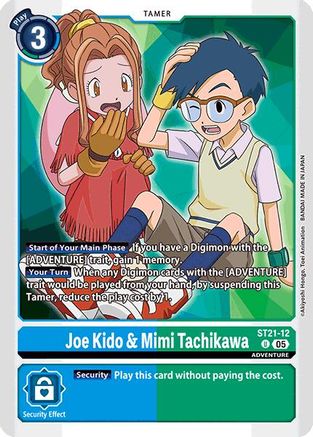 Joe Kido & Mimi Tachikawa (ST21-12) - Starter Deck 21: Hero of Hope