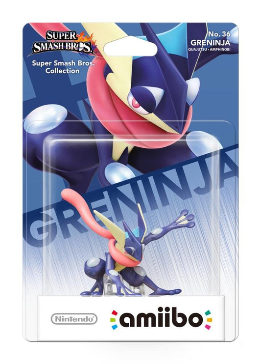 Amiibo - Super Smash Bros Greninja Figure (Sealed)