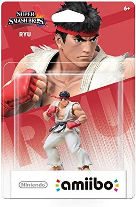 Amiibo - Super Smash Bros Ryu Figure (Sealed)
