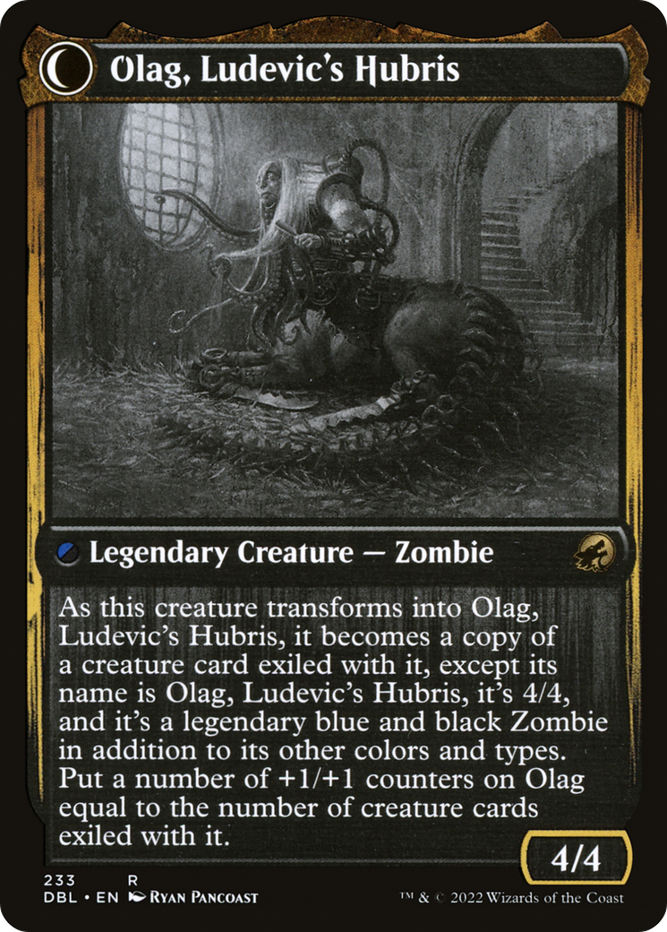 Ludevic, Necrogenius (DBL-233) - Innistrad: Double Feature: (Double Faced Transform) Foil