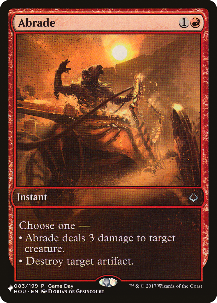 Abrade (HOU) (LIST-083/199) - The List