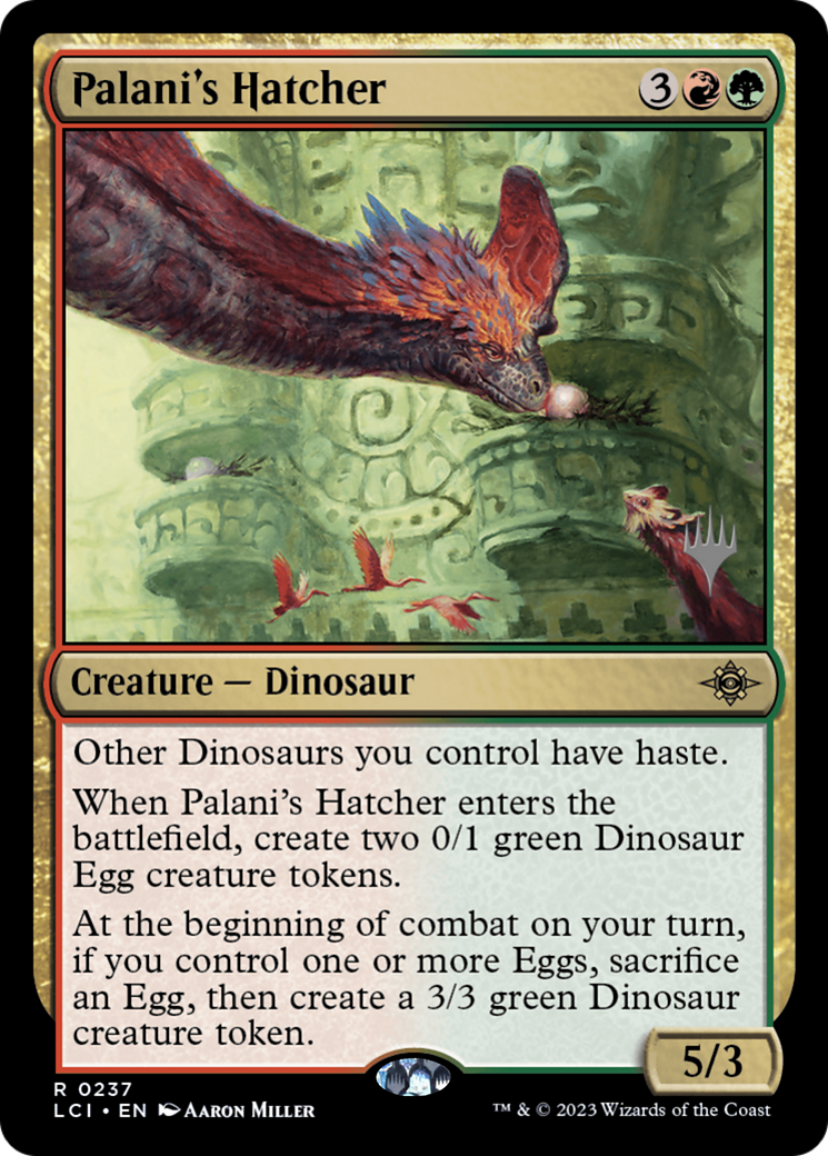 Palani's Hatcher (PPLCI-237P) - The Lost Caverns of Ixalan Promos Foil