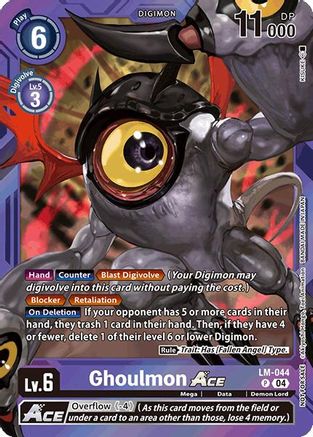 Ghoulmon ACE (Limited Card Pack) (LM-044) - World Convergence Foil