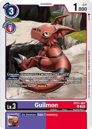 Guilmon (BT21-064) - World Convergence