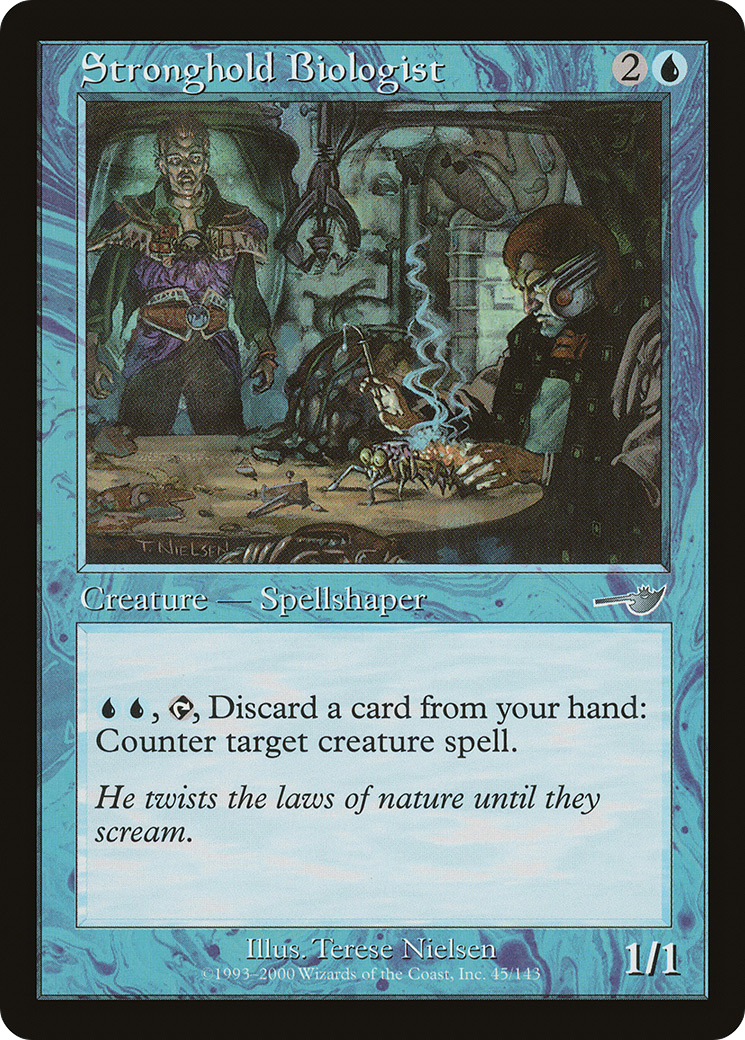 Stronghold Biologist (NMS-045) - Nemesis Foil