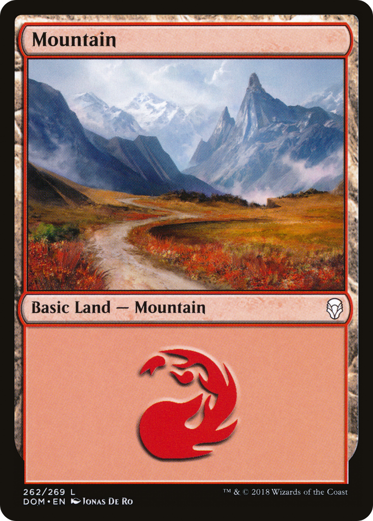 Mountain (262) (DOM-262) - Dominaria
