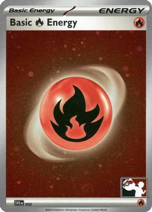Basic Fire Energy (Cosmo Holo) 010  - Holofoil Prize Pack Series Cards - Common