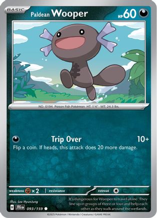 Paldean Wooper 093/159  SV09 Journey Together - Common