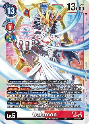 Gaiamon (BT21-101) - World Convergence Foil