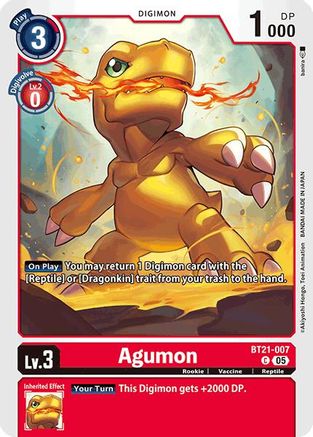 Agumon - BT21-007 (BT21-007) - World Convergence