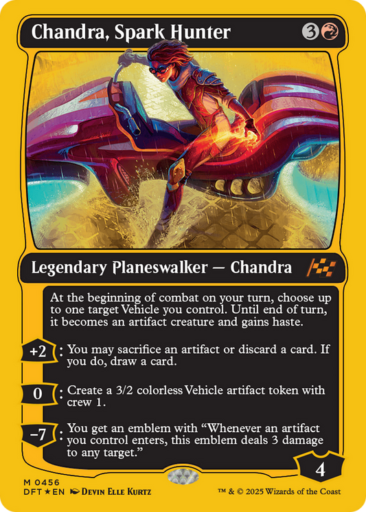 Chandra, Spark Hunter (First-Place Foil) (DFT-456) - Aetherdrift Foil