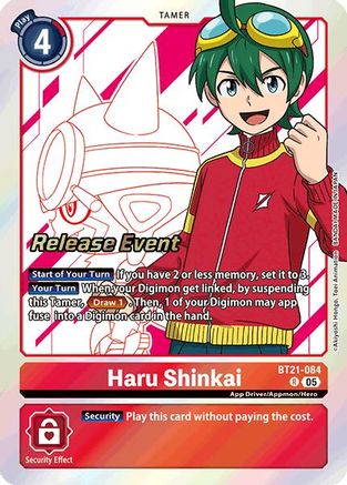 Haru Shinkai (BT21-084) - World Convergence Release Event Cards Foil