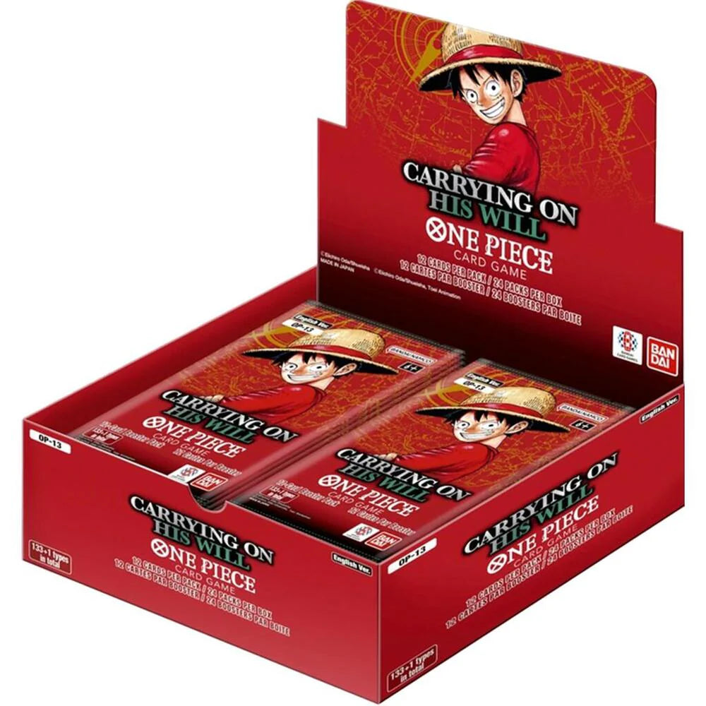 ONE PIECE CG OP-13 CARRYING ON HIS WILL BOOSTER BOX