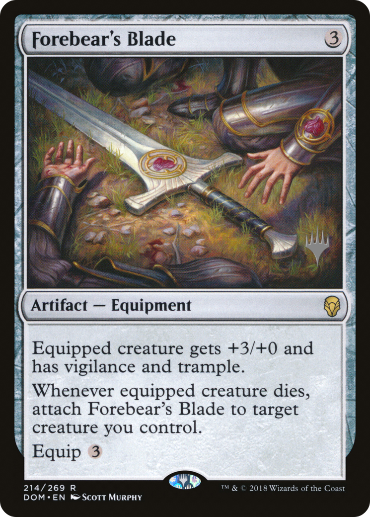 Forebear's Blade (PPM20-214) - Dominaria Promos