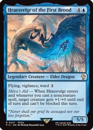 Hraesvelgr of the First Brood (FIC-037) - Commander: FINAL FANTASY