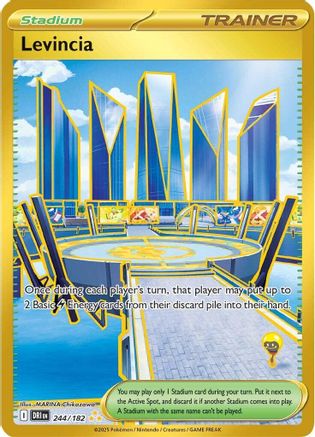 Levincia 244  - Holofoil SV10 Destined Rivals - Hyper Rare
