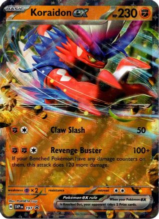 Koraidon ex 197  - Holofoil Miscellaneous Cards & Products - Promo