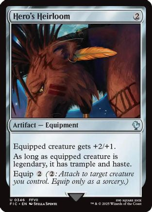 Hero's Heirloom (Surge Foil) (FIC-346) - Commander: FINAL FANTASY Foil