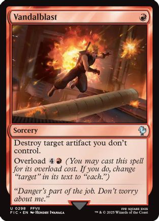 Vandalblast (Surge Foil) (FIC-298) - Commander: FINAL FANTASY Foil