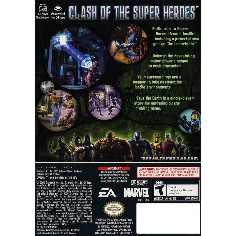 Marvel Nemesis: Rise of the Imperfects - Nintendo GameCube