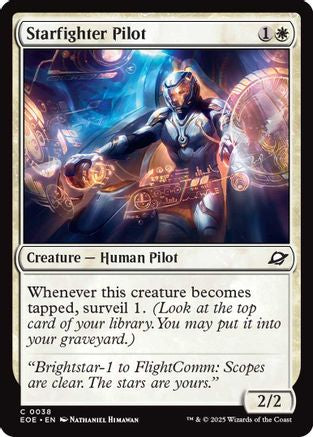 Starfighter Pilot (EOE-038) - Edge of Eternities Foil