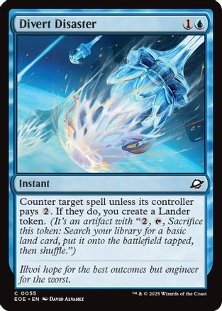 Divert Disaster (EOE-055) - Edge of Eternities Foil