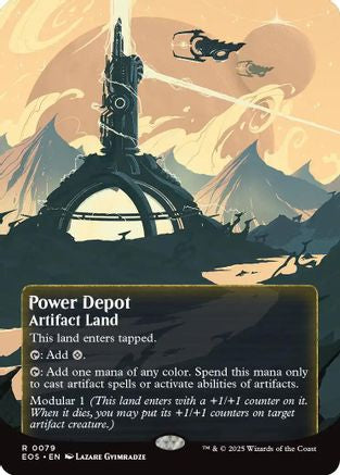 Power Depot (0079) (Borderless) (EOS-079) - Edge of Eternities: Stellar Sights